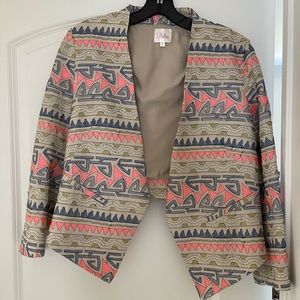 Tuxedo front blazer